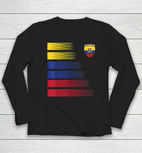 Ecuador Football Shirt Ecuadorian Soccer Jersey Long Sleeve T-Shirt