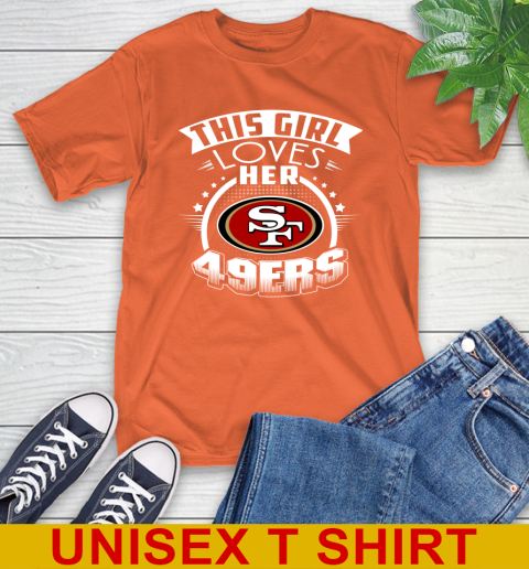 San Francisco 49ers NFL Football This Girl Loves Her Team 4
