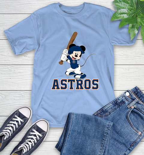 MLB Baseball Houston Astros Cheerful Mickey Mouse Shirt T-Shirt 12