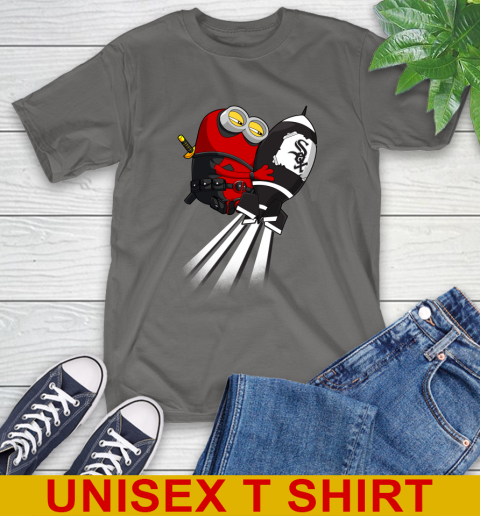 MLB Baseball Chicago White Sox Deadpool Minion Marvel Shirt T-Shirt 10