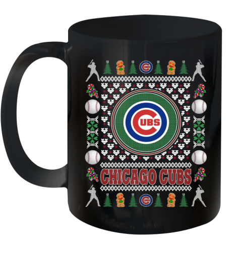 Chicago Cubs Merry Christmas MLB Baseball Loyal Fan Ceramic Mug 11oz