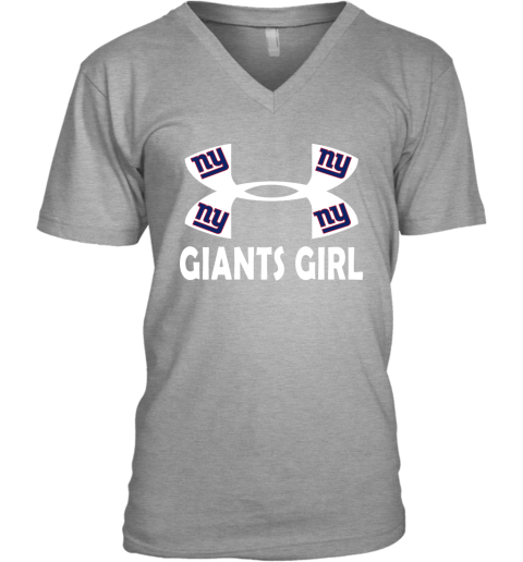 NFL New York Giants Girl Under Armour Football Sports ujnoqWnWYwu v neck unisex 8 95 151514 front sport grey