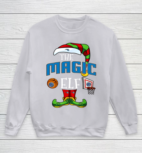 Orlando Magic Christmas ELF Funny NBA Youth Sweatshirt 3