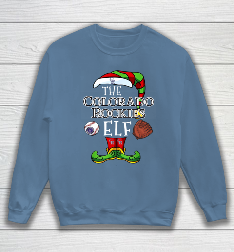 Colorado Rockies Christmas ELF Funny MLB Sweatshirt 6