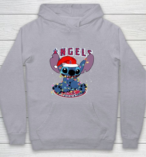 Los Angeles Angels MLB noel stitch Baseball Christmas Youth Hoodie 4