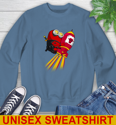NBA Basketball Chicago Bulls Deadpool Minion Marvel Shirt Sweatshirt 10