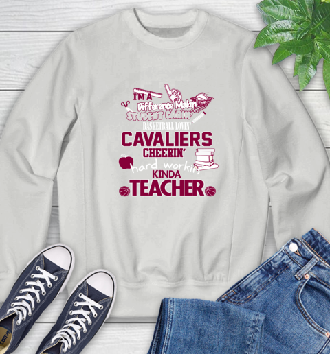 Cleveland Cavaliers NBA I'm A Difference Making Student Caring Basketball Loving Kinda Teacher Sweatshirt 5