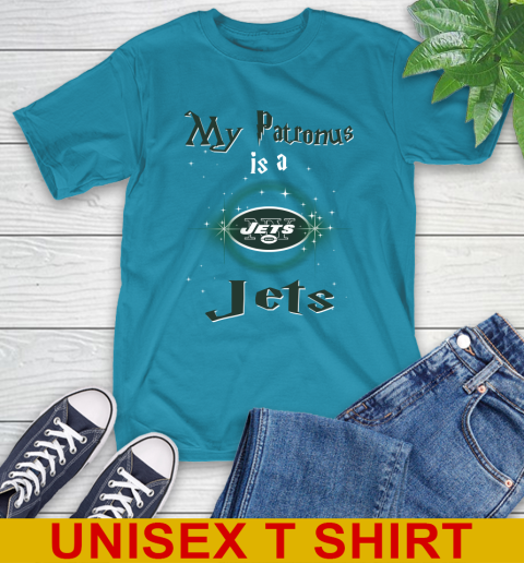 NFL Football Harry Potter My Patronus Is A New York Jets T-Shirt 9