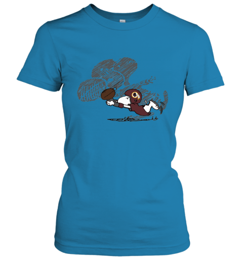 tcep washington redskins snoopy plays the football game ladies t shirt 20 front sapphire