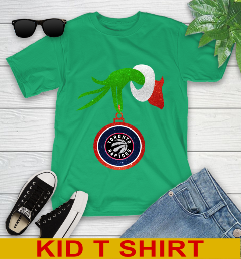 Toronto Raptors Grinch Merry Christmas NBA Basketball Youth T-Shirt 6