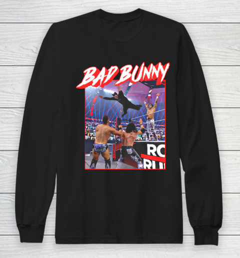 Bad Bunny WWE Long Sleeve T-Shirt