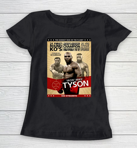 Iron Mike Tyson Boxing Women's T-Shirt