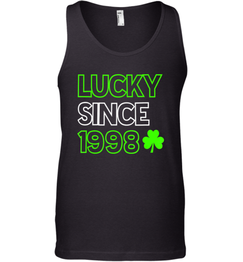 22nd Birthday St Patricks Lucky Since 1998 22 Years Old Tank Top