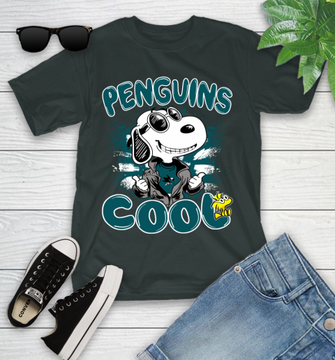 NHL Hockey San Jose Sharks Cool Snoopy Shirt Youth T-Shirt 5