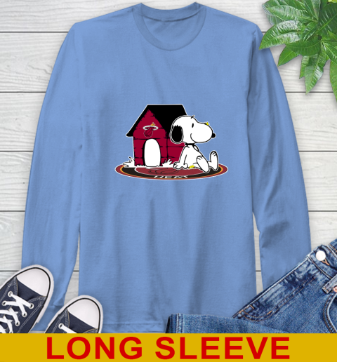 NBA Basketball Miami Heat Snoopy The Peanuts Movie Shirt Long Sleeve T-Shirt 11