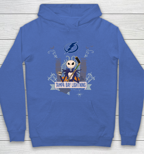 NHL Tampa Bay Lightning Hockey Jack Skellington Halloween Hoodie 6