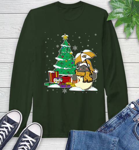 Jacksonville Jaguars NFL Football Cute Tonari No Totoro Christmas Sports Long Sleeve T-Shirt 7