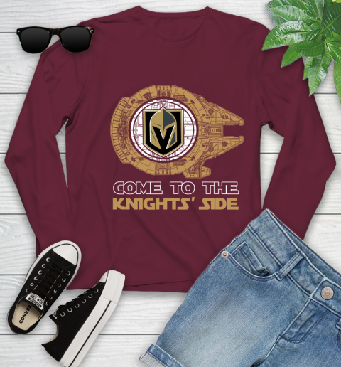 NHL Come To The Vegas Golden Knights Wars Hockey Sports Youth Long Sleeve 6