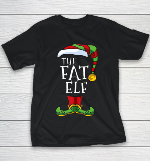 Fat Elf Family Matching Christmas Group Funny Pajama Youth T-Shirt
