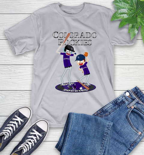 MLB Colorado Rockies Rick And Morty Baseball 6