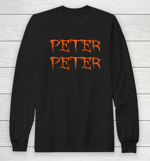 Mens Peter Peter Pumpkin Eater Costume Matching Halloween Long Sleeve T-Shirt