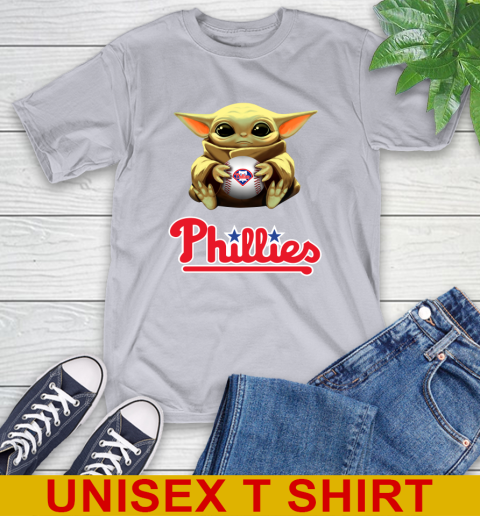 MLB Baseball Philadelphia Phillies Star Wars Baby Yoda Shirt 6