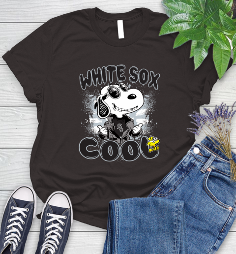 MLB Baseball Chicago White Sox Cool Snoopy Shirt Women's T-Shirt 9