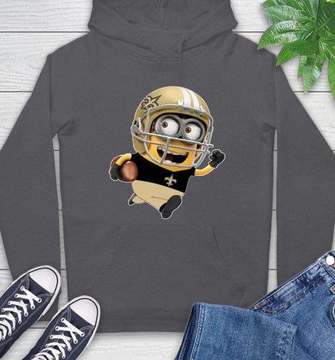 NFL New Orleans Saints Minions Disney Football Sports Hoodie 7