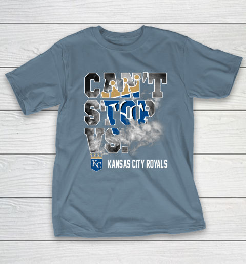 MLB Kansas City Royals Baseball Can't Stop Vs Kansas City Royals T-Shirt 6