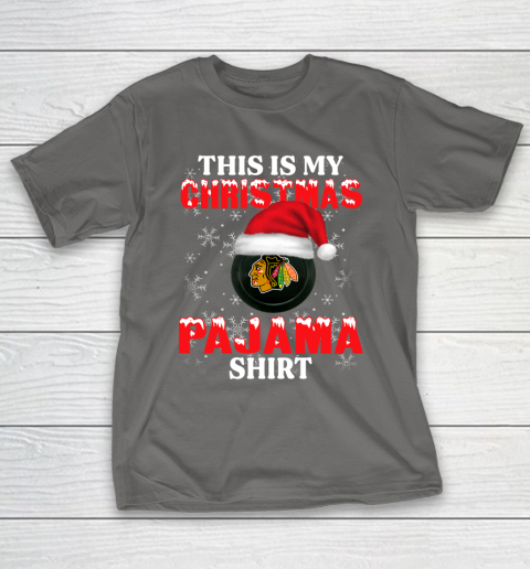 Chicago Blackhawks This Is My Christmas Pajama Shirt NHL T-Shirt 8
