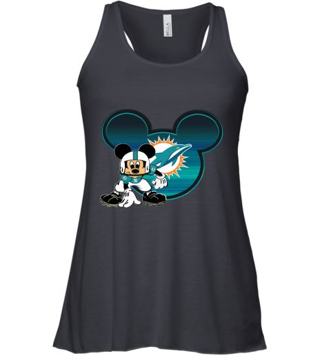 Mickey Mouse With Miami Dolphins NFL Hawaiian Shirt Masteez