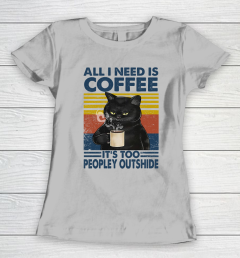 Cat that's what I do I drink beer I hate people and I know things vintage Women's T-Shirt 3