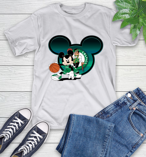 NBA Boston Celtics Mickey Mouse Disney Basketball T-Shirt 12