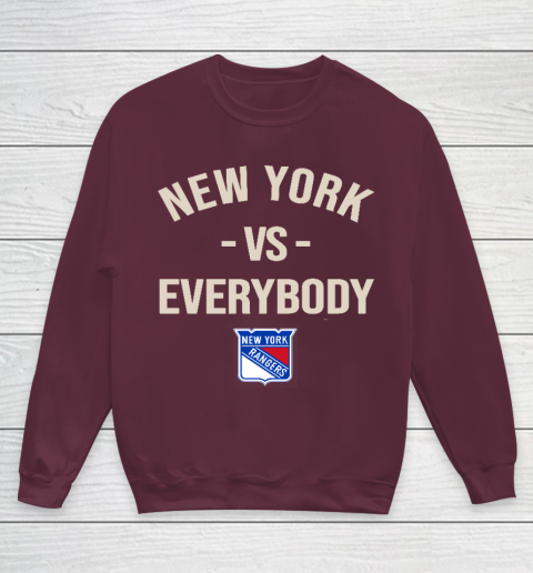 New York Rangers Vs Everybody Youth Sweatshirt 4