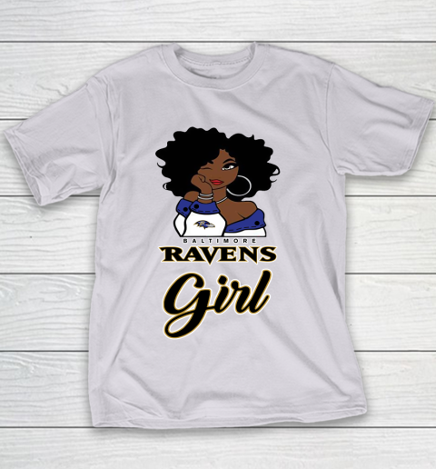 Baltimore Ravens Girl NFL Youth T-Shirt 5