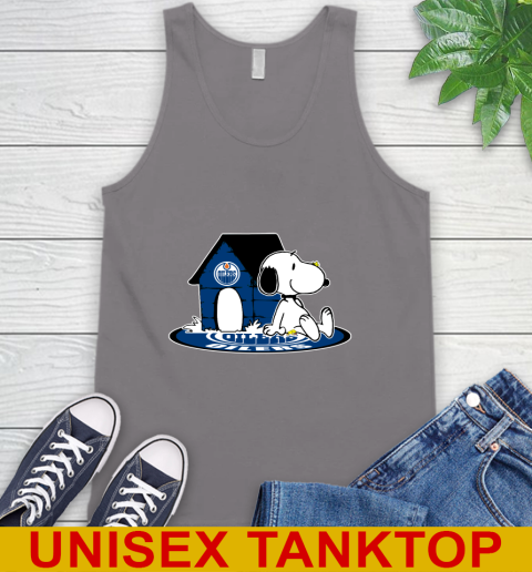 NHL Hockey Edmonton Oilers Snoopy The Peanuts Movie Shirt Tank Top 7