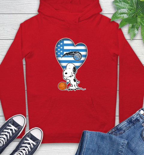 Orlando Magic NBA Basketball The Peanuts Movie Adorable Snoopy Hoodie 10