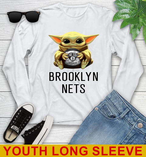 NBA Basketball Brooklyn Nets Star Wars Baby Yoda Shirt 122