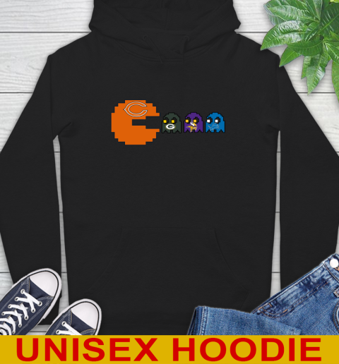 Chicago Bears NFL Football Pac Man Champion Hoodie 2