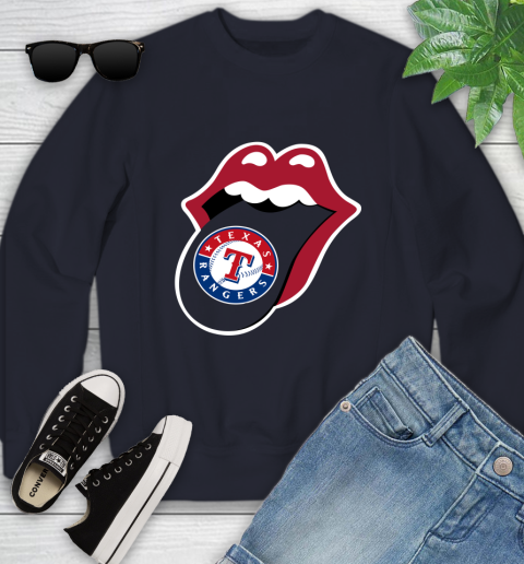 Texas Rangers MLB Baseball Lips I Root For My Team Adoring Fan 117