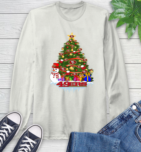 San Francisco 49ers Merry Christmas NFL Football Sports Long Sleeve T-Shirt 12