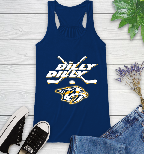 NHL Nashville Predators Dilly Dilly Hockey Sports Racerback Tank 9