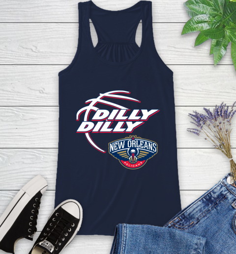 NBA New Orleans Pelicans Dilly Dilly Basketball Sports Racerback Tank 12