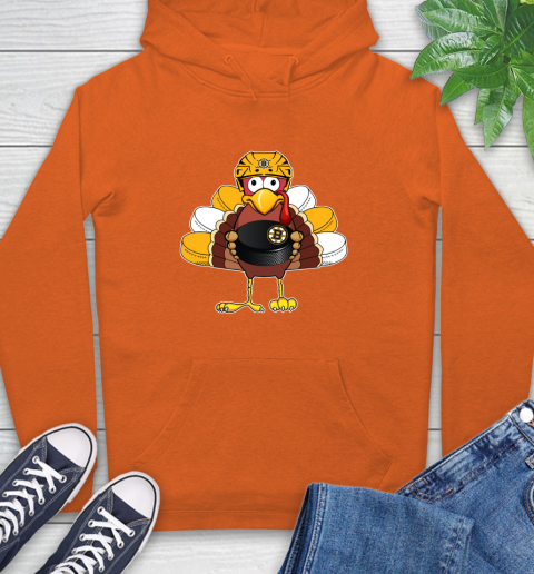 Boston Bruins Turkey Thanksgiving Day Hoodie 5