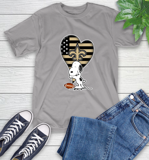 New Orleans Saints NFL Football The Peanuts Movie Adorable Snoopy T-Shirt 6