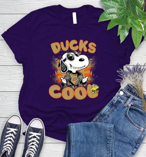 NHL Hockey Anaheim Ducks Cool Snoopy Shirt Women's T-Shirt 5 NHL Hockey Anaheim Ducks Cool Snoopy Shirt Women's T-Shirt - Image 5