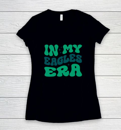 Retro In My Eagles Era Women's V-Neck T-Shirt
