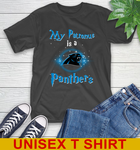 NFL Football Harry Potter My Patronus Is A Carolina Panthers T-Shirt