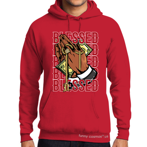 Air Jordan 1 Chicago Matching Sneaker Tshirt Drake Blessed Black and Red Jordan Tshirt