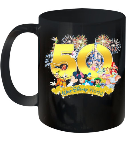 50 Years Of Magic Kingdom Walt Disney World Ceramic Mug 11oz